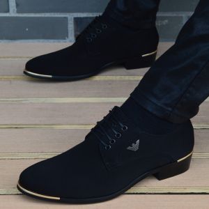 EMPORIO italian mens shoes fashion black men's leather moccasin pointed toe classic men wedding shoes sapatos masculino
