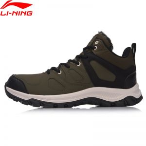 Li-Ning Men Boots Hi Hiking Shoes Classic WARM SHELL Lifestyle Sneakers Winter Warm LiNing Sport Shoes AGCM189 YXB101