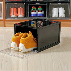 Sneakers Storage Box Home Basketball Shoes Shoe Box High Help Shoes Storage Wall Collection Display Shoe Cleaning Storage Box